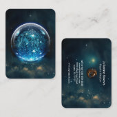 Crystal Ball Psychic Medium Tarot Reader Visitekaartje (Voorkant / Achterkant)