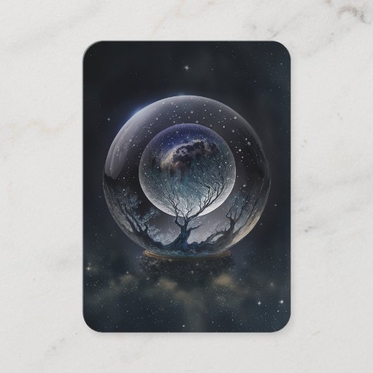 Crystal Ball Psychic Medium Tarot Reader Visitekaartje (Voorkant)