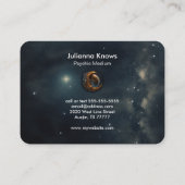 Crystal Ball Psychic Medium Tarot Reader Visitekaartje (Achterkant)