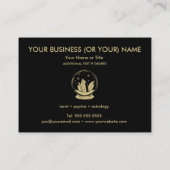 Crystal Ball Psychic Tarot Reader Visitekaartje (Achterkant)