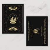 Crystal Ball Psychic Tarot Reader Visitekaartje (Voorkant / Achterkant)