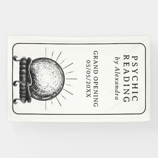  Crystal Ball Psychisch Medium Spandoek (Horizontaal)