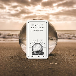 Crystal Ball Psychische Medium QR-code Visitekaartje