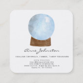 Crystal Ball Square Visitekaartje (Achterkant)