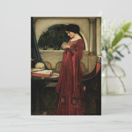 Crystal Ball van John William Waterhouse (Staand voorkant)