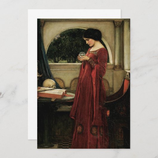 Crystal Ball van John William Waterhouse (Voorkant / Achterkant)