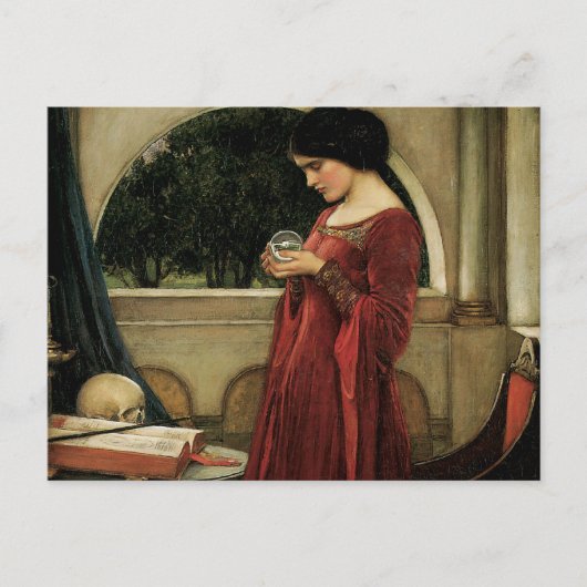 Crystal Ball van John William Waterhouse Briefkaart (Voorkant)