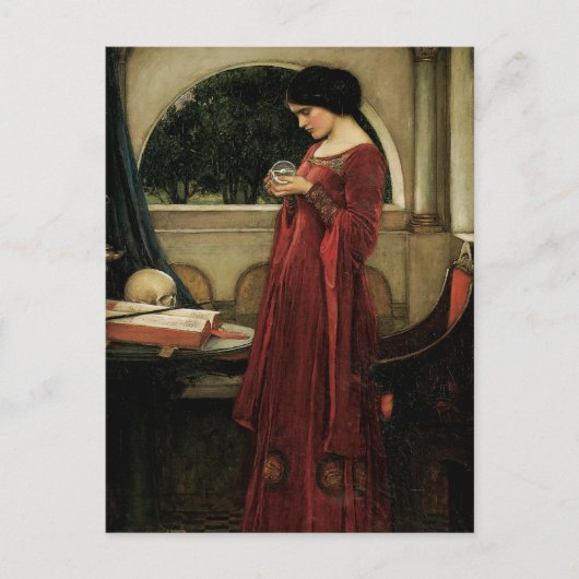 Crystal Ball van John William Waterhouse Briefkaart (Voorkant)