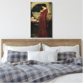 Crystal Ball van John William Waterhouse Canvas Afdruk (Insitu (Slaapkamer))