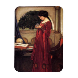 Crystal Ball van John William Waterhouse Magneet
