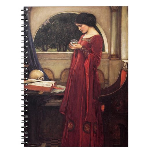 Crystal Ball van John William Waterhouse Notitieboek (Voorkant)