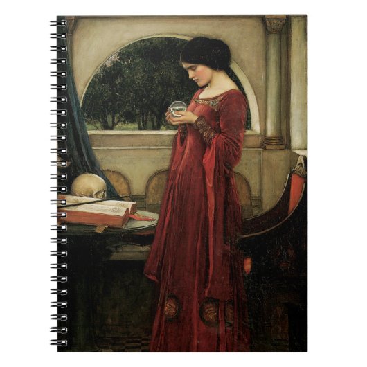 Crystal Ball van John William Waterhouse Notitieboek (Voorkant)