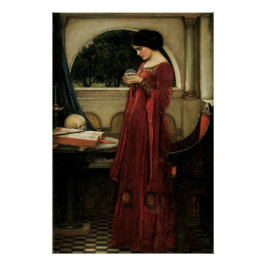 Crystal Ball van John William Waterhouse Poster