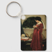Crystal Ball van John William Waterhouse Sleutelhanger (Voorkant)
