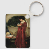 Crystal Ball van John William Waterhouse Sleutelhanger (Achterkant)