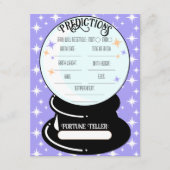 Crystal Ball voorspellingen Flat Note Kaart Notitiekaartje (Voorkant)