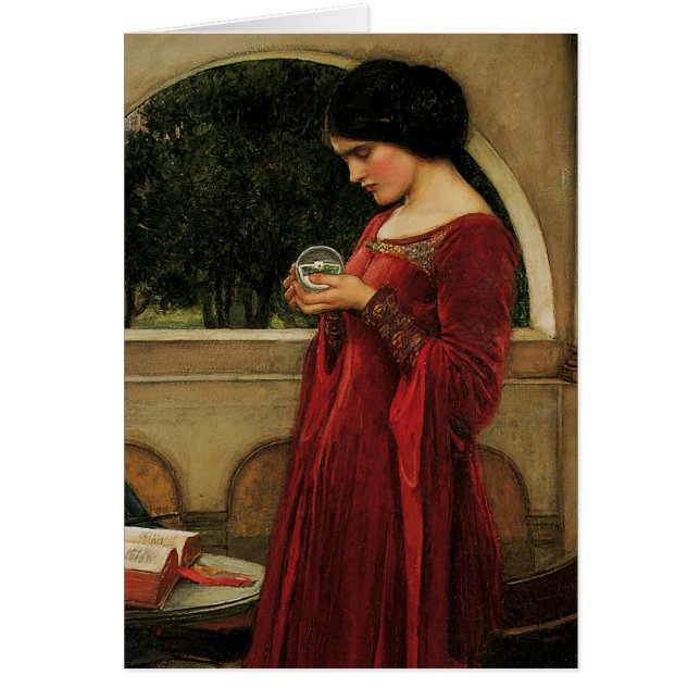 Crystal Ball Woman Waterhouse Painting (Voorkant)