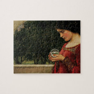 Crystal Ball Woman Waterhouse Painting Legpuzzel