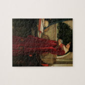 Crystal Ball Woman Waterhouse Painting Legpuzzel (Horizontaal)