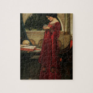 Crystal Ball Woman Waterhouse Painting Legpuzzel