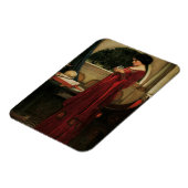Crystal Ball Woman Waterhouse Painting Magneet (Linkerzijde)