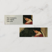 Crystal Ball Woman Waterhouse Painting Mini Visitekaartje (Voorkant / Achterkant)