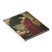 Crystal Ball Woman Waterhouse Painting Notitieblok (Schuin)