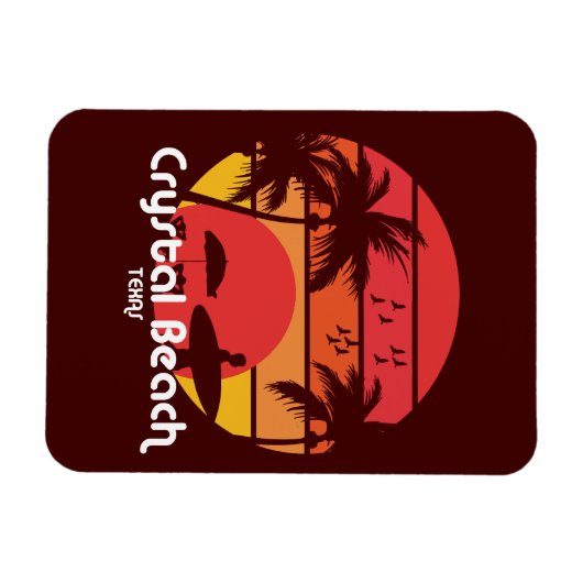  Crystal Beach Magneet (Horizontaal)