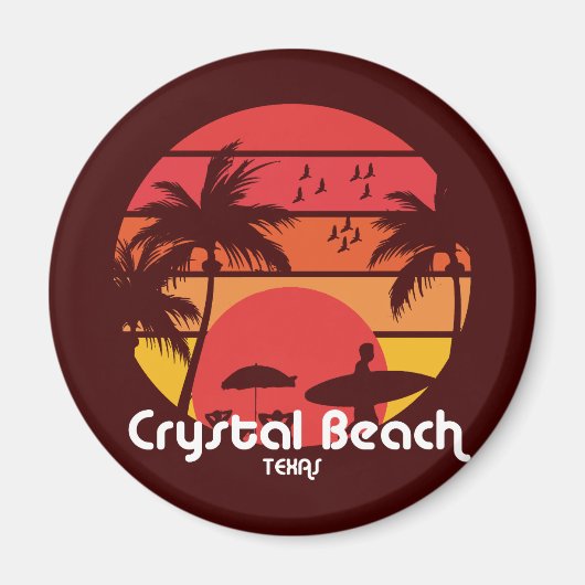 Crystal Beach Magneet (Voorkant)
