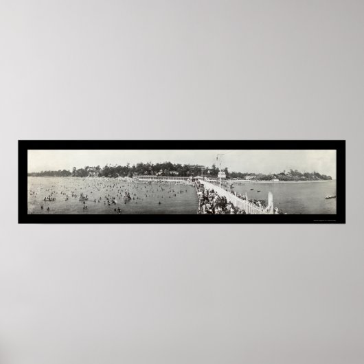 Crystal Beach Ontario Foto 1914 Poster (Voorkant)