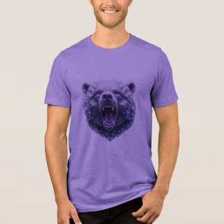 Crystal Beer Head – Fierce 3D digitale kunst T-shi Tri-Blend Shirt
