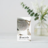 Crystal Bikini Fitness Competition Suits Women Bus Visitekaartje (Staand voorkant)