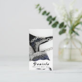 Crystal Bikini Fitness Competition Suits Women Bus Visitekaartje (Staand voorkant)