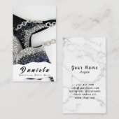 Crystal Bikini Fitness Competition Suits Women Bus Visitekaartje (Voorkant / Achterkant)