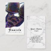 Crystal Bikini Fitness Competition Suits Women Visitekaartje (Voorkant / Achterkant)