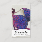 Crystal Bikini Fitness Competition Suits Women Visitekaartje (Voorkant)