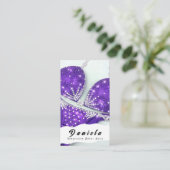 Crystal Bikini Fitness Competition Suits Women Visitekaartje (Staand voorkant)