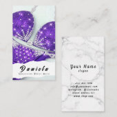 Crystal Bikini Fitness Competition Suits Women Visitekaartje (Voorkant / Achterkant)