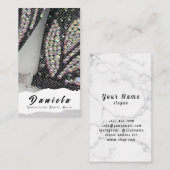 Crystal Bikini Fitness Competition Suits Women Visitekaartje (Voorkant / Achterkant)