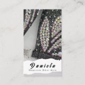 Crystal Bikini Fitness Competition Suits Women Visitekaartje (Voorkant)