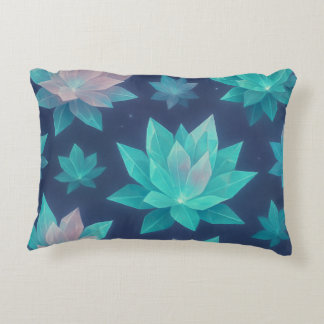 Crystal Bloom - Shattered Petal Radiance Accent Kussen