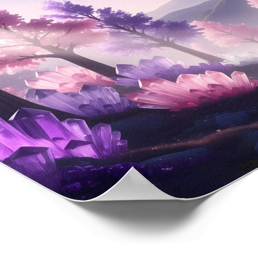 Crystal Blossom Forest of Dreamlight Poster (Hoek)