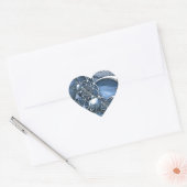 Crystal Blue Allure Hart Sticker (Envelop)