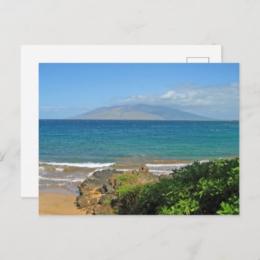 Crystal Blue Beach Briefkaart (Voorkant / Achterkant)