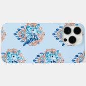 Crystal Blue Bunny and Blue Jay Heart Case-Mate iPhone Case (Achterkant (horizontaal))