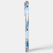 Crystal Blue Bunny and Blue Jay Heart Case-Mate iPhone Case (Achterkant / Links)