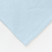 Crystal Blue Bunny and Blue Jay Heart Fleece Deken (Hoek)