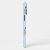 Crystal Blue Bunny and Blue Jay Heart iPhone Hoesje (Rechterkant)