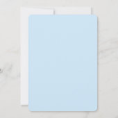 Crystal Blue Bunny and Blue Jay Heart Kaart (Achterkant)