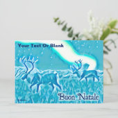 Crystal Blue Cariou - Buon Natale Kaart (Staand voorkant)